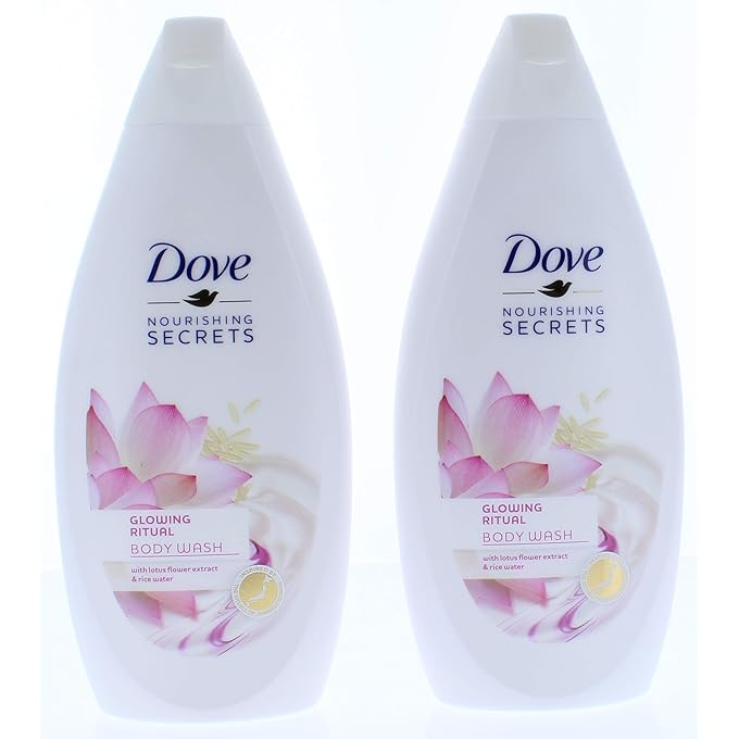 Dove 2 Pk. Glowing Ritual Body Wash, Lotus Flower Extract & Rice Water 16.9 Fl Oz (33.8 Fl Oz Total) - Image 1